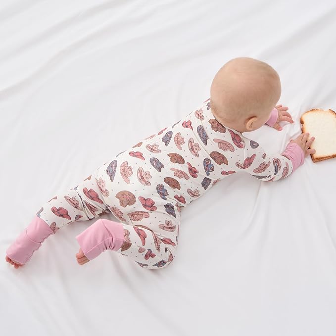 pureborn Baby Sleeper Viscose from Bamboo Zipper Footies Pjs 0-24 Months | - Image 3
