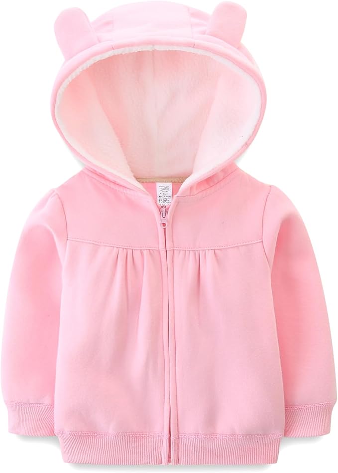 Baby Boy Girl Clothes Zip-Up Hoodies by BabymineStartFromTheHeart