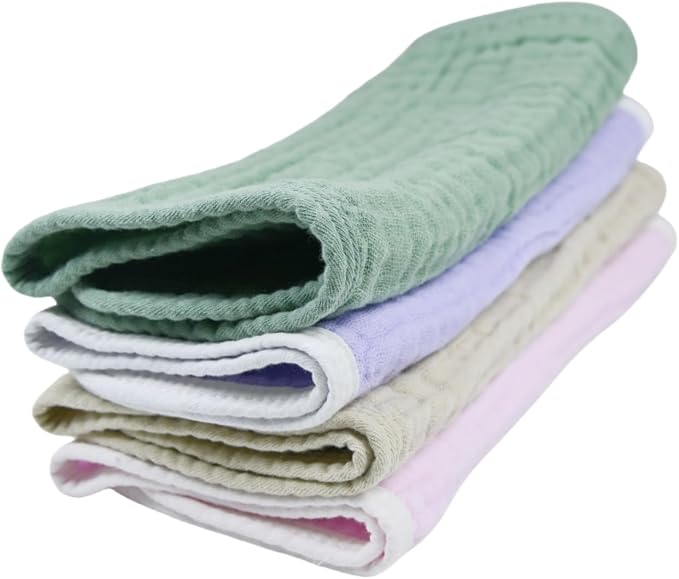 Burp Cloths Large, Muslin Burp Cloths - Image 6