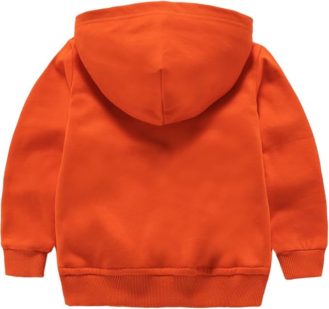Baby Kids Boy Girl Solid Casual Pocket Hoodie Sweatershirt Long Sleeve Pullover - Image 2