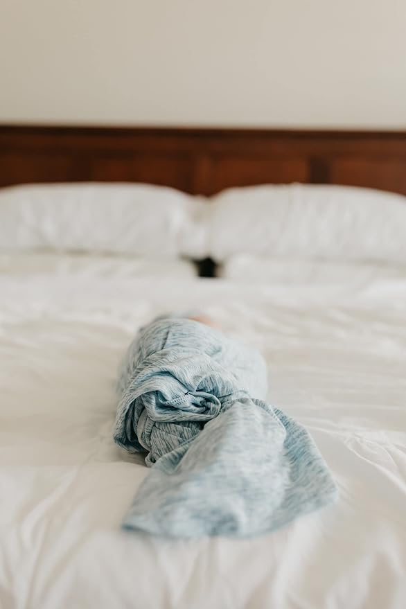 Copper Pearl Swaddle Blankets for Newborns | Soft Stretchy Receiving Blankets - Image 7
