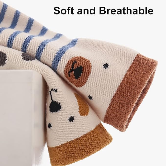 Exegawe Toddler Non Slip Socks, Cute Baby Socks - Image 7