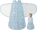 Baby Swaddle Sleep Sack, 1.0 Tog New-Parent-Friendly Swaddle by Lilbestie