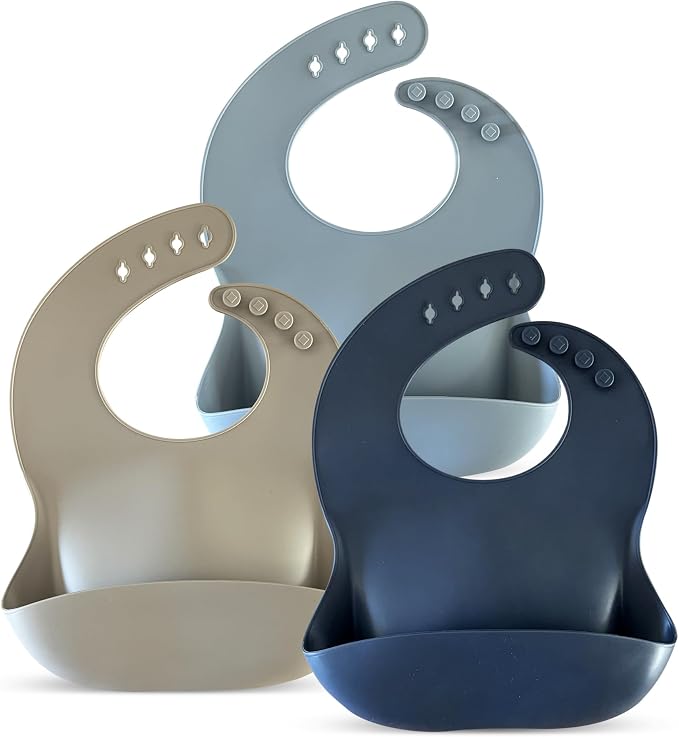 Silicone Baby Feeding Bibs – Waterproof, Soft & Adjustable by Unknown