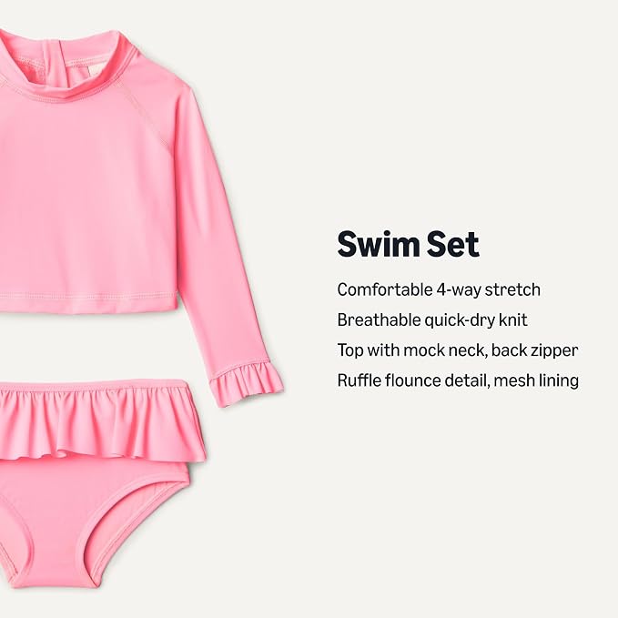 Amazon Essentials x Sofia Grainge Toddlers and Baby Girls' Two-Piece Long - Image 3