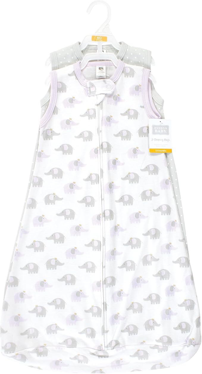 Hudson Baby Unisex Baby Cotton Long-Sleeve Wearable Sleeping Bag - Image 2