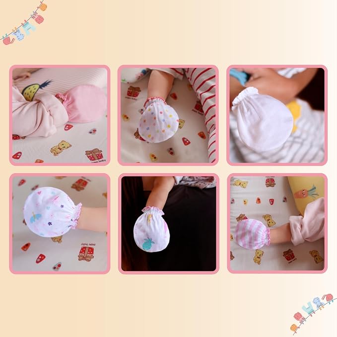 Baby Mittens No Scratch, Newborn Gloves 0-6M, Registry Essential - Image 8