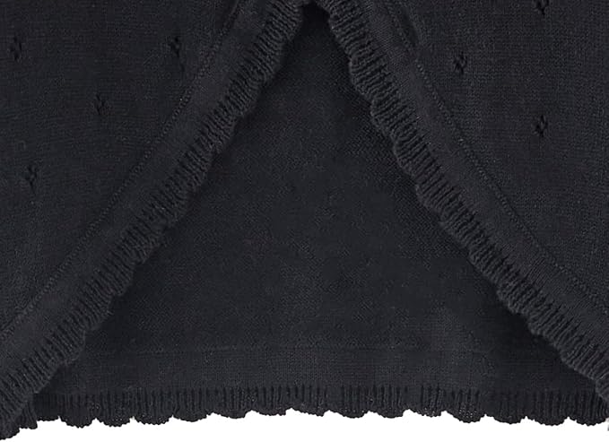 Toddler Girls Cardigan Sweater Bolero Shrug Baby Kids Long Sleeve Cropped Dress - Image 5