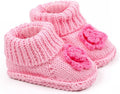 Newborn Baby Boy Girl Knit Booties Soft Sole Non-Slip First Walking Shoes | by Unknown