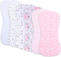 6 Pack Cotton Baby Burp Cloths Extra Absorbent Soft by Gelisite
