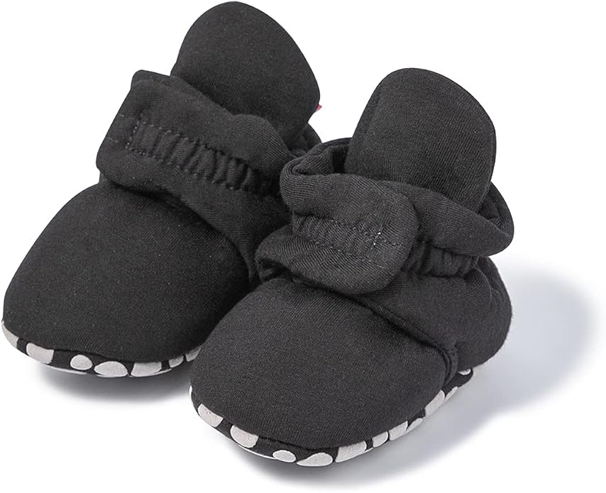 Babelvit Newborn Baby Boy Girl Soft Fleece Booties Stay On Infant Slippers by Babelvit