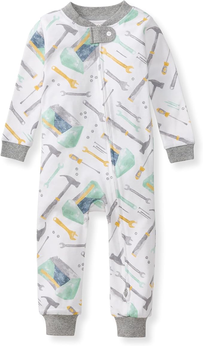 Burt's Bees Baby Unisex Footless Sleeper Pajama, 1-Pc Zip-Up Footie Pajama | by BurtsBeesBaby