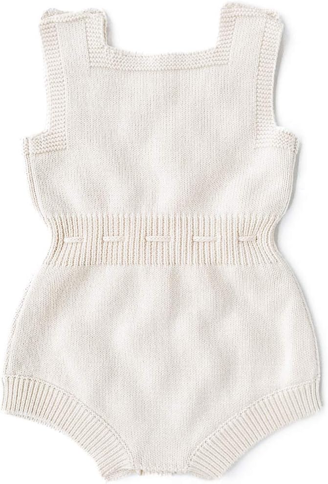 Simplee kids Baby Girl Romper, Sleeveless Pompoms Square Neck | Soft Breathable - Image 2