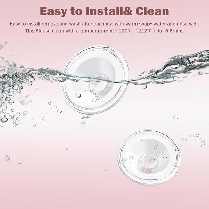 1pcs Silicone Flange 17mm Compatible with Momcozy S12 Pro/S9 Pro/TSRETE S12/kmaier S12 Breast Pump，Flange Wearable Breast Pump Replacement Accessories,Shield 17mm Flange Parts