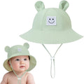 Baby Bucket hat Cute Infant Bear Sun Hat Summer Girls Boys Cap | Bear Cute by AZJ