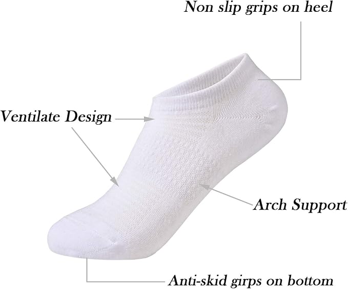 Toddler Little Girls Boys No Show Socks Cotton Low Cut Socks - Image 3