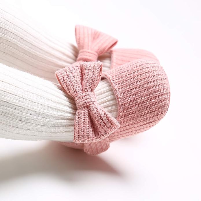 Ohwawadi Infant Baby Boys Girls Slippers Cozy Fleece Booties Soft Bottom Warm - Image 4