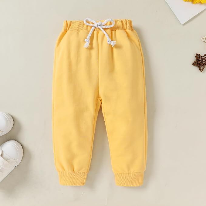 Happy Town Baby Fall Outfits for Girl Boy Long Sleeve Hoodie Top and Long - Image 3