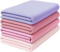 4-Pack Stretchy Swaddle Blankets, 47x47 Baby Receiving Blankets | Soft by littogoose
