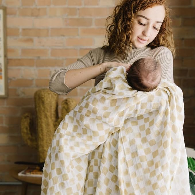 Little Unicorn Premium Cotton Swaddle Baby Blanket | Breathable Fabric | - Image 8