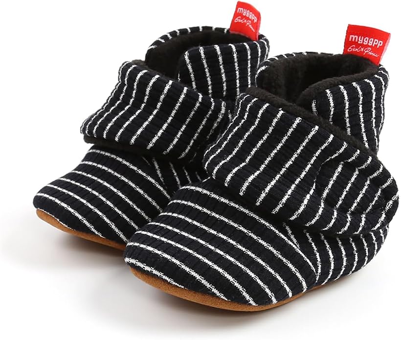 Baby Booties Cozy Fleece Slippers Soft Baby Shoes - Image 6