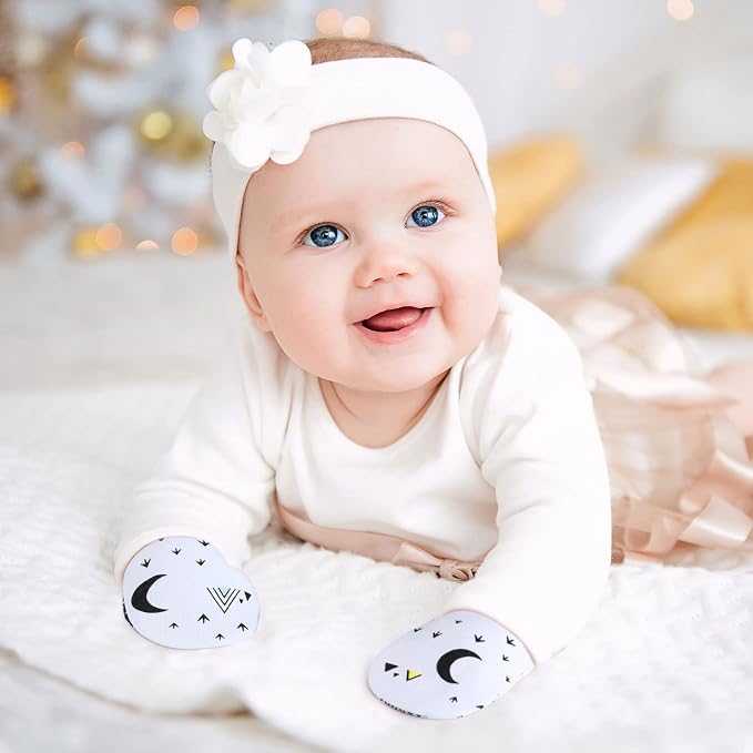 12 Pairs Newborn Baby Mittens Infant Toddler Gloves No Scratch Mittens Gloves - Image 6