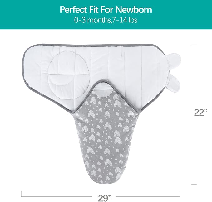 Biloban Baby Swaddles 0-3 Months - Image 4