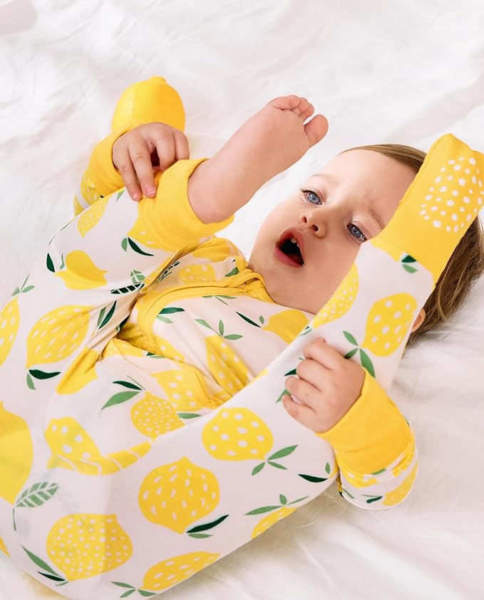 babee Reshinee Viscose Derived from Bamboo Baby Footie Pajamas Convertible - Image 3
