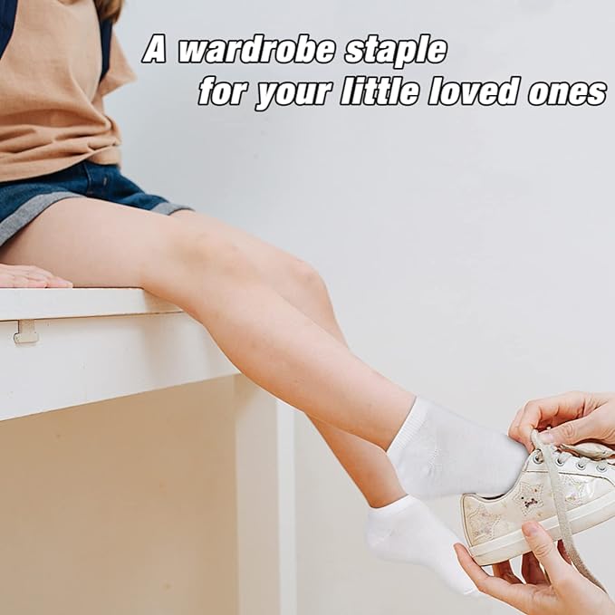 Toddler Socks, 16 Pairs Low Cut Ankle Socks - Image 6