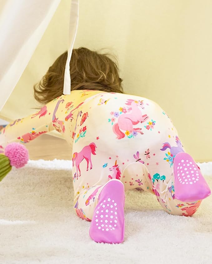 babee Reshinee Viscose Derived from Bamboo Baby Footie Pajamas Convertible - Image 5