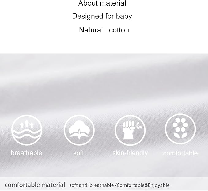 pureborn Baby Romper Bodysuits 2-Pack Unisex Soft Cotton One-Piece Outfit - Image 7