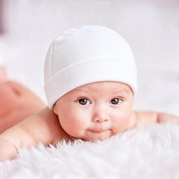DRESHOW BQUBO 6 Pack Baby Beanie Hats - Image 3