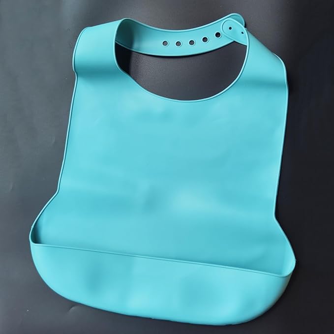 Silicone Adult Bib, Adjustable and Washable Bib - Image 8