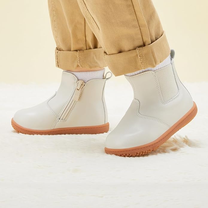 BMCiTYBM Baby Boys Girls Boots Infant Shoes First Walking Booties for All Seasons for 6 9 12 15 18 24 Months