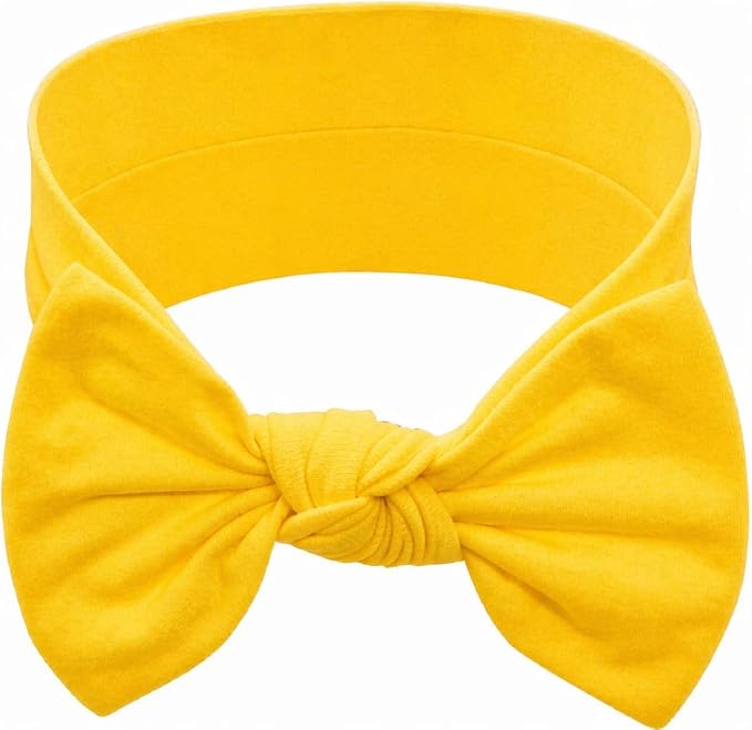 Baby Girl Headbands-Infant, Toddler Cotton Handmade Hairbands by BGBabygiz