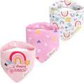 JN&LULU 3 Pack Newborn Baby Bibs Bandana Drool Bibs by JNLULU