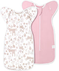ANYEDDE 2-Pack Baby Swaddle Sleep Bag, Arms Up Swaddle 6-9 Month by ANYEDDE