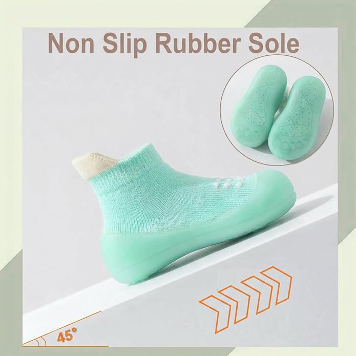 Hstyle Baby Sock Shoes Toddler Boys Walking Shoes Infant Slippers Sneakers | - Image 6