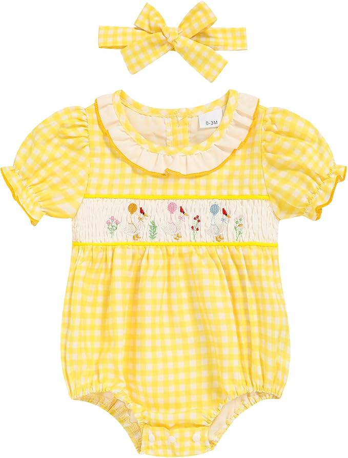 GRNSHTS Baby Girl Romper Newborn Clothes Bodysuit Jumpsuit Baby Girl Clothes by GRNSHTS