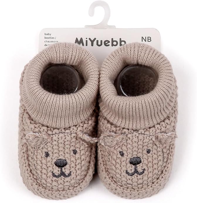 Newborn Baby Boys Girls Cozy Warm Booties Infant Cute Cartoon Knit Soft Socks - Image 4