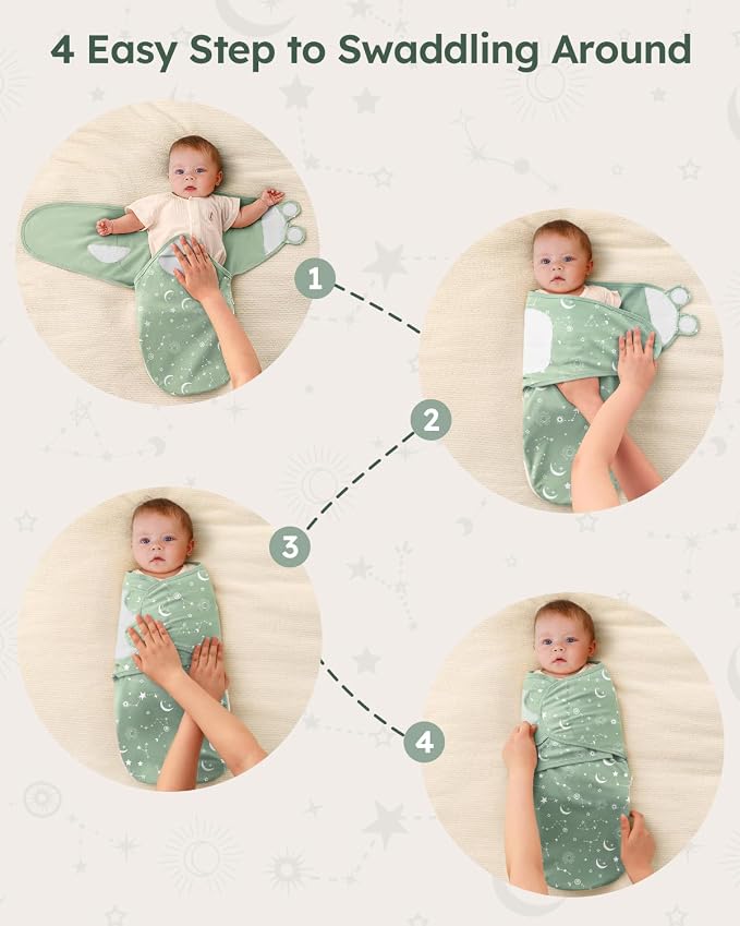 Unnivoll Baby Swaddles for Newborns - Image 7