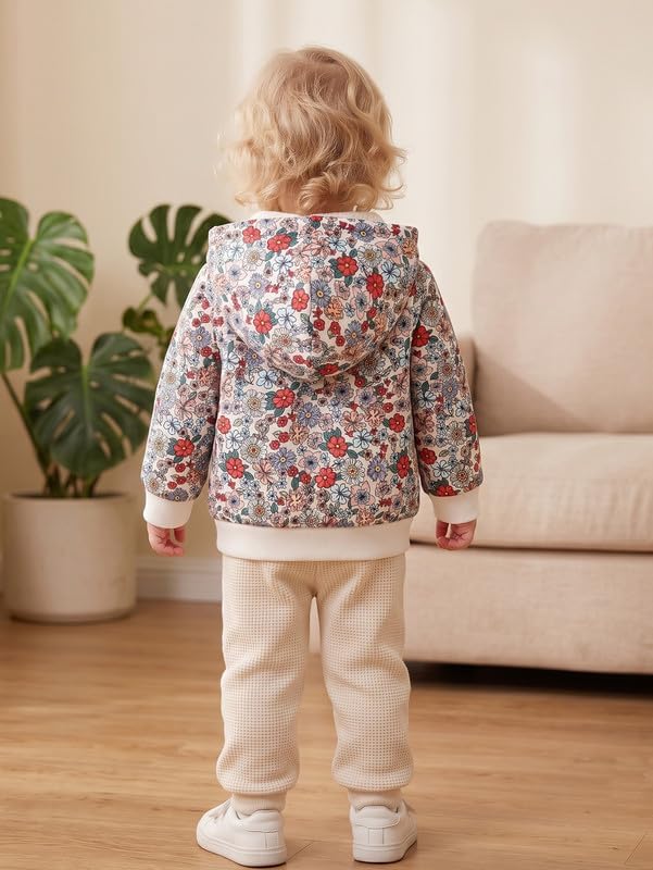 Baby Boys Fleece Jacket Cartoon Dinosaur Hooded Outerwear Toddler Fall Winter - Image 4