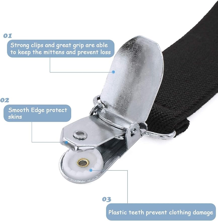 Century Star Stainless Steel Mitten Clips - Image 2