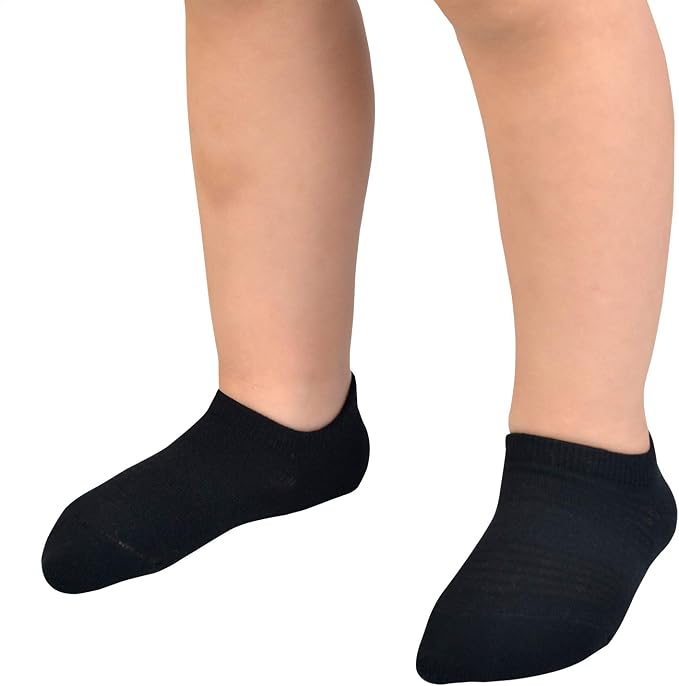 Toddler Little Girls Boys No Show Socks Cotton Low Cut Socks - Image 2