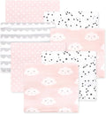 Little Treasure Hudson Baby Cotton Poly Flannel Receiving Blankets Multipack by HudsonBaby