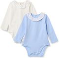 Amazon Essentials x Sofia Grainge Baby Girls' Long Sleeve Cotton Ruffle Collar by AmazonEssentials