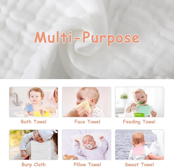 AIDEA Burp Cloths and Washcloths - Image 3