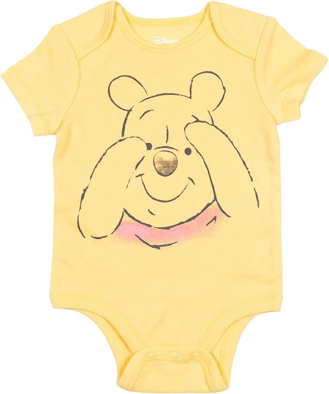 Disney Baby 5-Pack Short Sleeve Bodysuits Newborn to Infant - Image 5