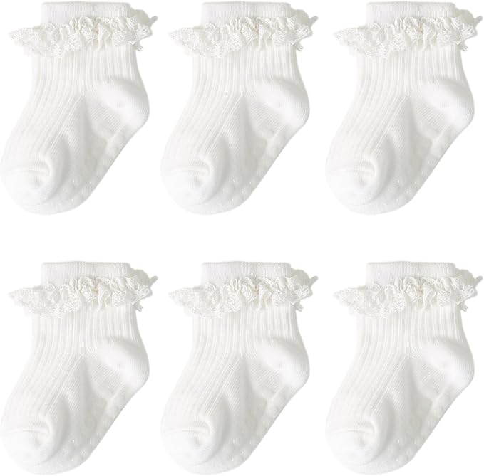 DRESHOW BQUBO Baby Girls Toddler Anti Slip Socks by DRESHOW