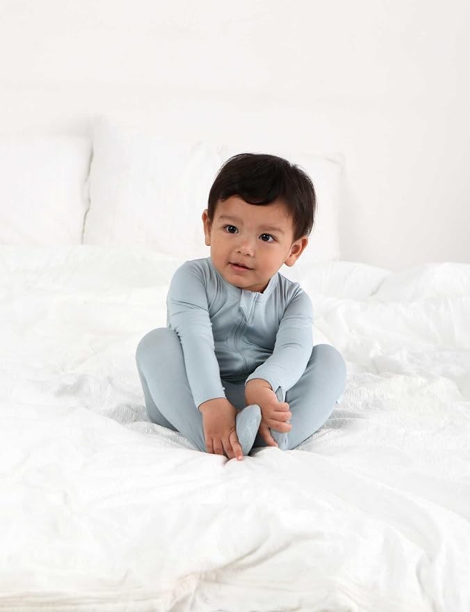 RRP Unisex Baby Footies Pajamas, Rayon Derived From Bamboo, Buttery Soft Sleep - Image 5